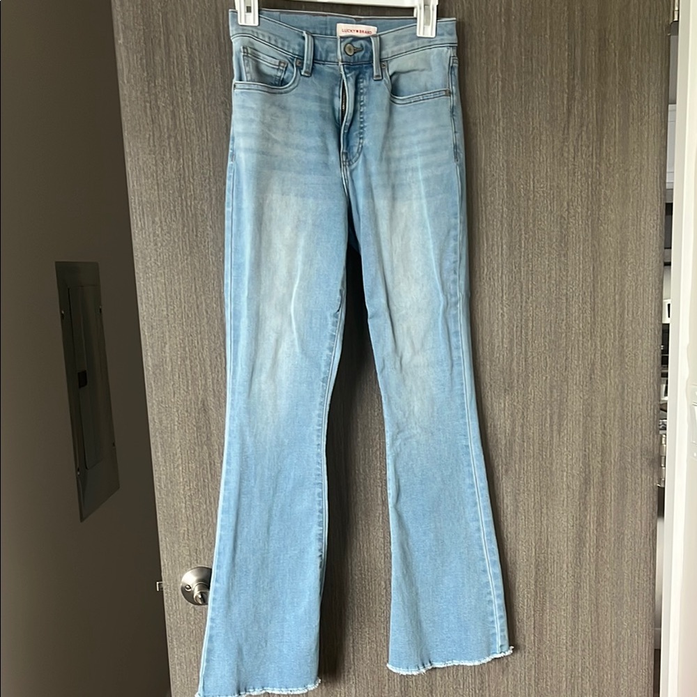 Lucky Brand Women's Flared Blue Jeans